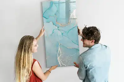 Magnetická popisovací tabule s dekorem mramoru