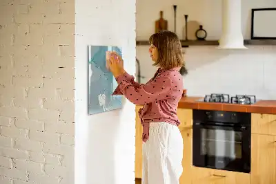 Magnetická popisovací tabule s dekorem mramoru