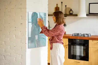 Magnetická popisovací tabule s dekorem mramoru