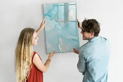 Magnetická popisovací tabule s dekorem mramoru