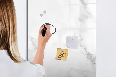 Magnetická popisovací tabule v dekoru mramoru