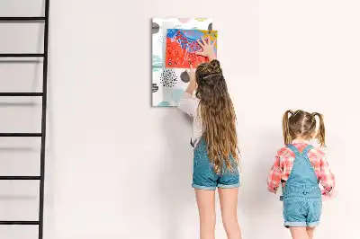 Magnetická tabule na kreslení barevná kola
