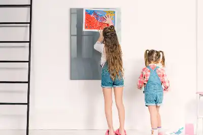 Magnetická popisovací tabule šedá abstrakce vln