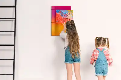 Magnetická tabule na kreslení gradientní východ slunce