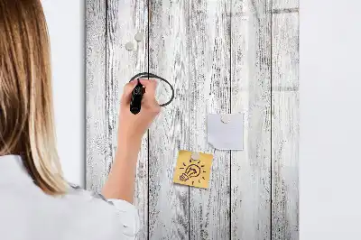 Magnetická popisovací tabule z malovaného dřeva