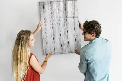 Magnetická popisovací tabule z malovaného dřeva