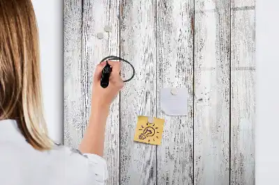 Magnetická popisovací tabule z malovaného dřeva