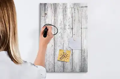 Magnetická popisovací tabule z malovaného dřeva