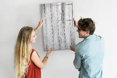Magnetická popisovací tabule z malovaného dřeva