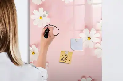 Magnetická popisovací tabule květiny