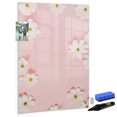 Magnetická popisovací tabule květiny