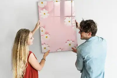 Magnetická popisovací tabule květiny