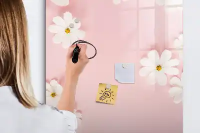 Magnetická popisovací tabule květiny