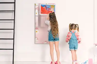 Magnetická popisovací tabule květiny