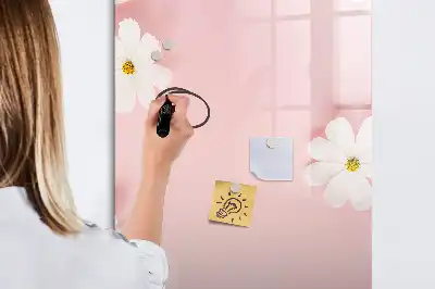 Magnetická popisovací tabule květiny