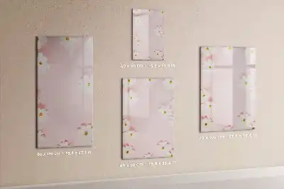 Magnetická popisovací tabule květiny