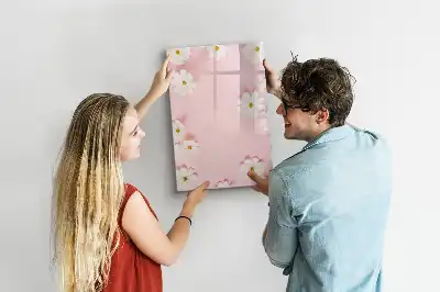 Magnetická popisovací tabule květiny