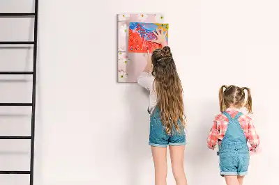 Magnetická popisovací tabule květiny