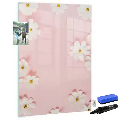 Magnetická popisovací tabule květiny