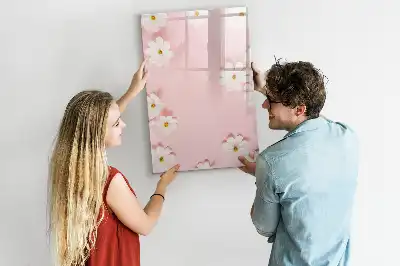 Magnetická popisovací tabule květiny