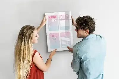 Magnetická popisovací tabule s motivem jednorožce