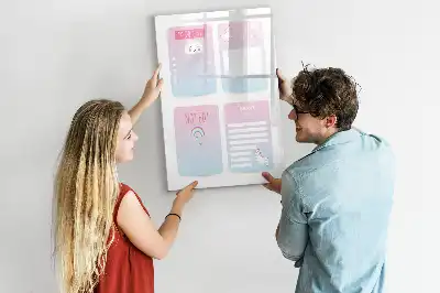 Magnetická popisovací tabule s motivem jednorožce