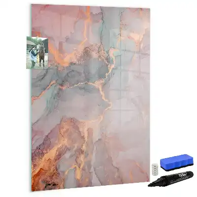Magnetická tabule na kreslení v mramorovém provedení