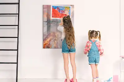 Magnetická tabule na kreslení v mramorovém provedení