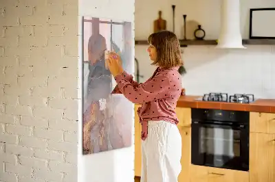 Magnetická tabule na kreslení v mramorovém provedení