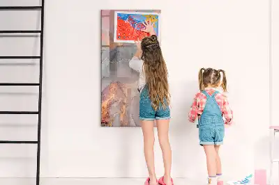 Magnetická tabule na kreslení v mramorovém provedení