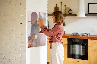 Magnetická tabule na kreslení v mramorovém provedení
