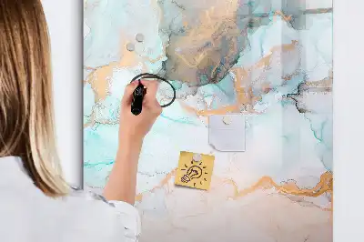 Magnetická popisovací tabule s motivem abstraktní tuše