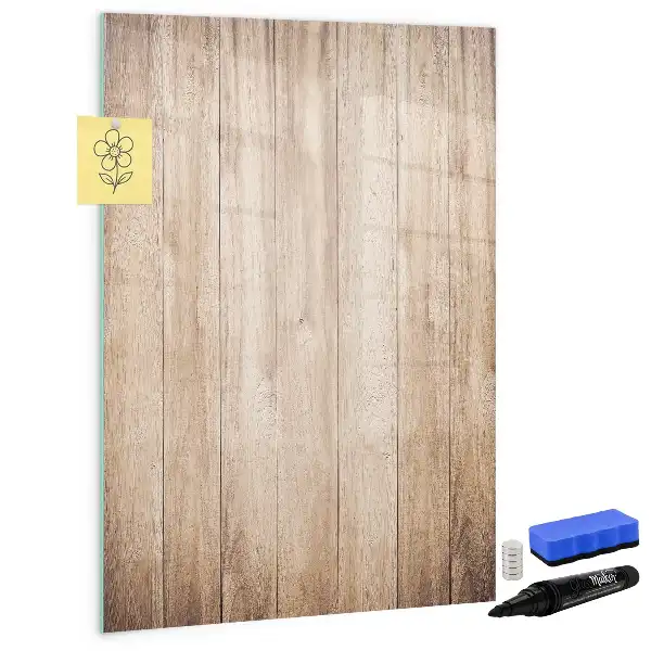 Magnetická kreslicí tabule světlé dřevěné provedení