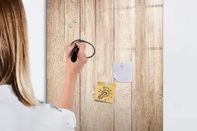 Magnetická kreslicí tabule světlé dřevěné provedení