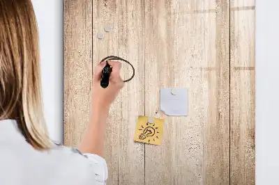 Magnetická kreslicí tabule světlé dřevěné provedení