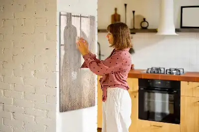 Magnetická kreslicí tabule světlé dřevěné provedení