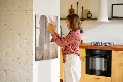 Magnetická kreslicí tabule světlé dřevěné provedení
