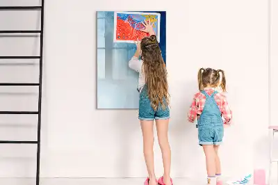 Magnetická kreslicí tabule motiv abstrakce vody