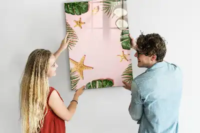 Magnetická popisovací tabule s letním rámečkem