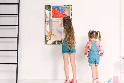Magnetická popisovací tabule s letním rámečkem