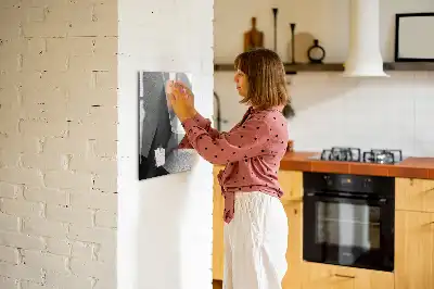 Magnetická tabule na kreslení v designu geometrická abstrakce