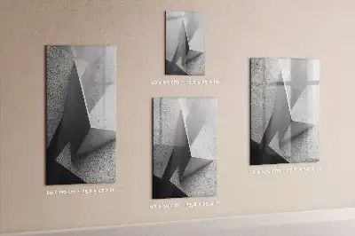 Magnetická tabule na kreslení v designu geometrická abstrakce