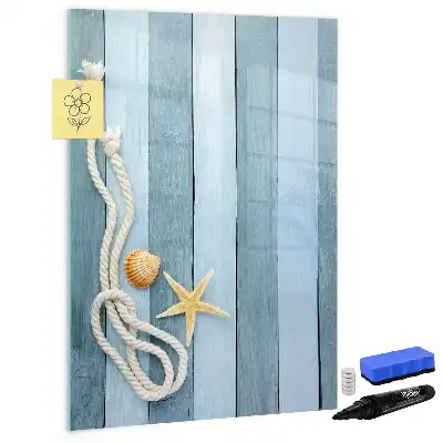 Magnetická popisovací tabule s motivem mořských doplňků