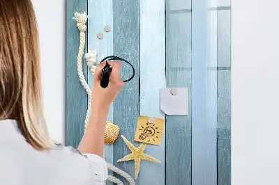Magnetická popisovací tabule s motivem mořských doplňků