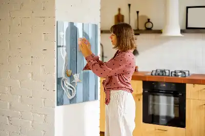 Magnetická popisovací tabule s motivem mořských doplňků