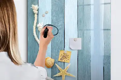 Magnetická popisovací tabule s motivem mořských doplňků