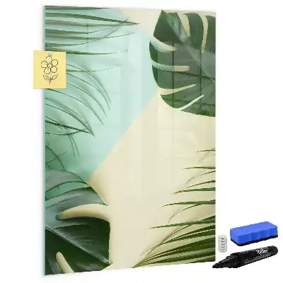 Magnetická popisovací tabule tropická monstera