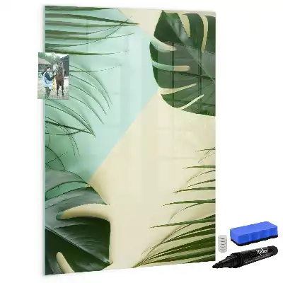 Magnetická popisovací tabule tropická monstera