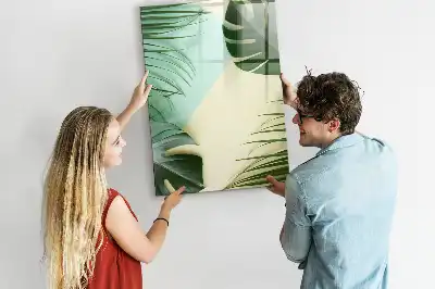 Magnetická popisovací tabule tropická monstera
