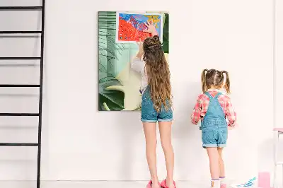 Magnetická popisovací tabule tropická monstera